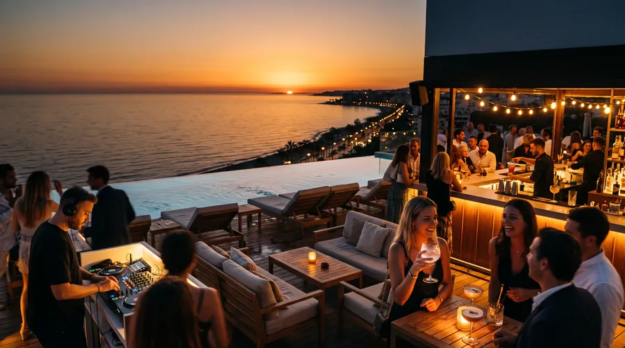 Belvue Rooftop Bar, Rooftop bar in Marbella