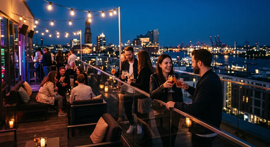 Clouds – Heaven’s Bar & Kitchen, Rooftop bar in Hamburg