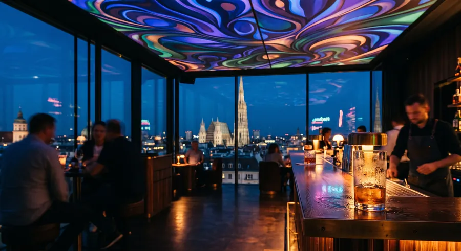 Das Loft, Rooftop bar in Vienna