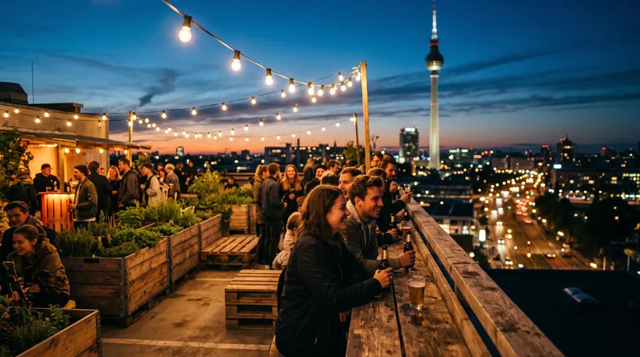 Klunkerkranich, Rooftop bar in Berlin
