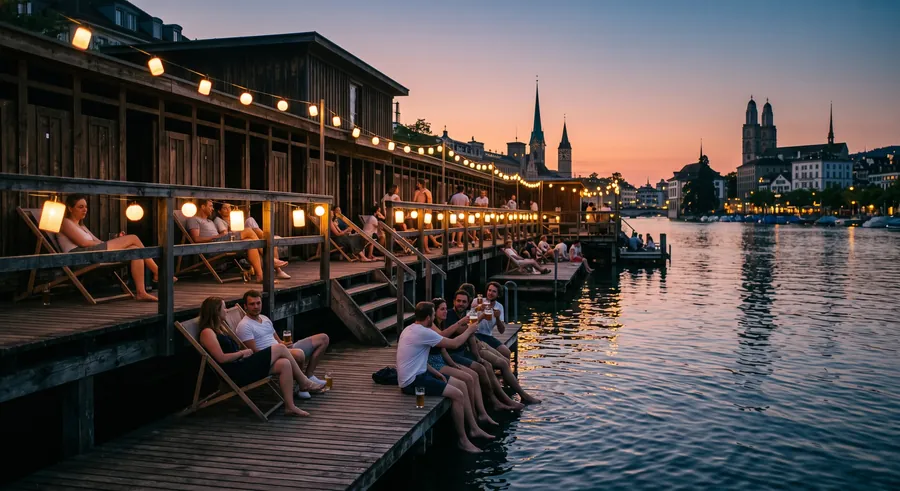 Rimini Bar, Beach club in Zurich
