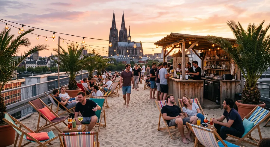 Sky Beach, Beach club in Cologne