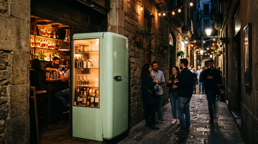 Barcelona at night