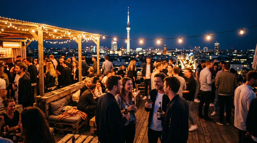 Berlin at night