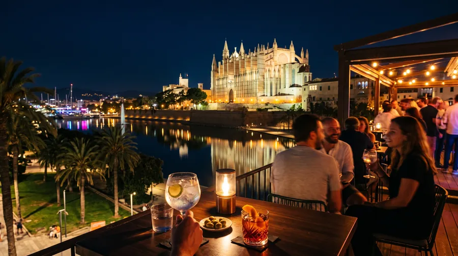 Mallorca at night