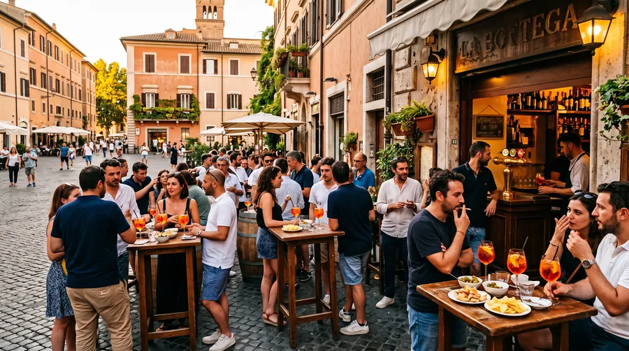 Aperitivo culture: the hour between day and night