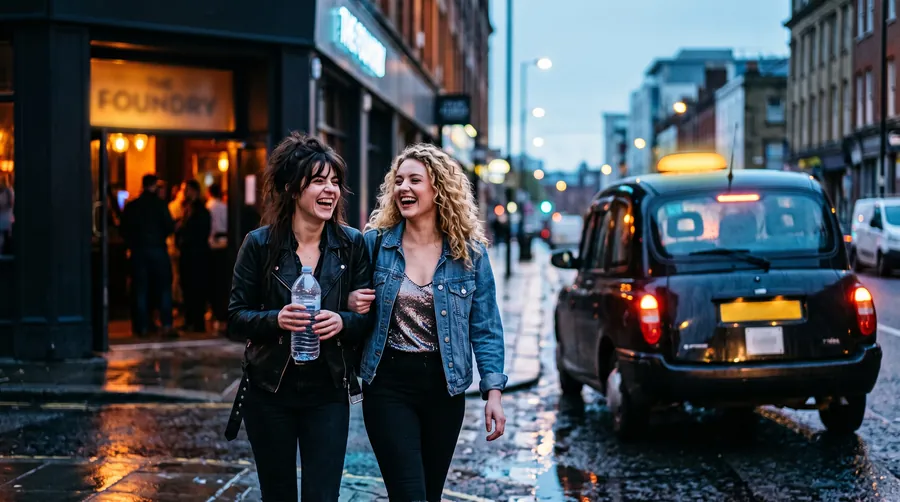 Partying safely: drinks, taxi, way home